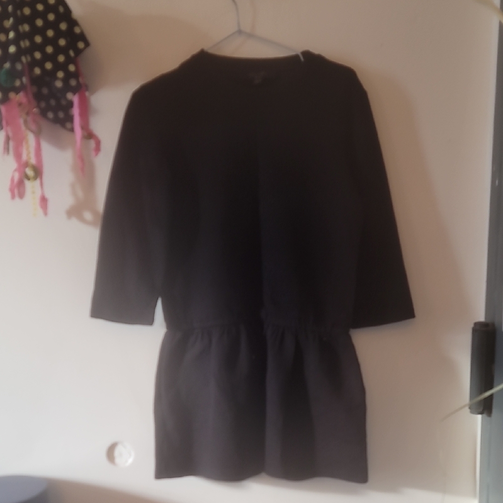 All Saints Black Sweater Dress